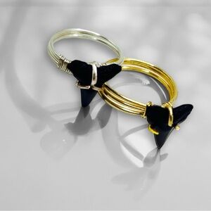 Silver Authentic Handmade Sharks Tooth Ring